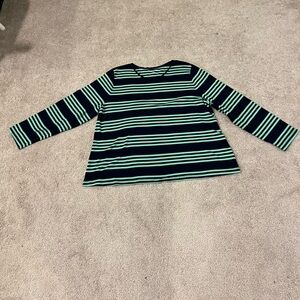 Croft & Barrow Striped Long Sleeve T-Shirt